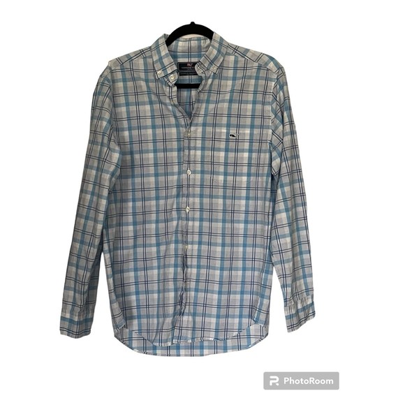 Vineyard Vines Other - Vineyard Vines‎ classic Fit Tucker Mens Plaid Long Sleeve Button Down Shirt S